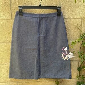 Banana Republic Petite Women Skirt Size 10P 100% Cotton
